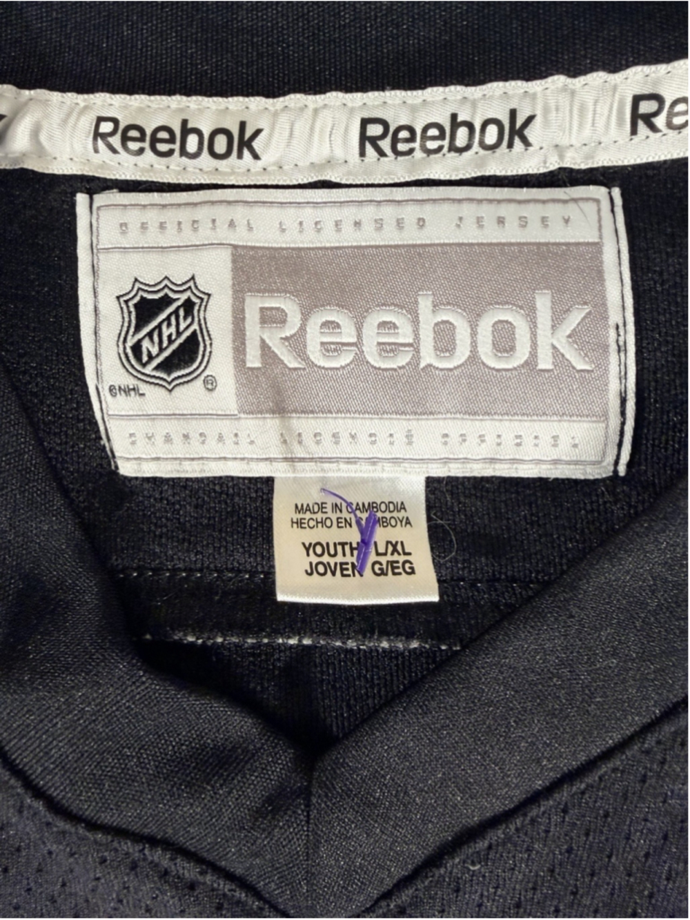 LA Kings 2012 Stanley Cup Finals Reebok Quick #32 Home Jersey Youth:L/XL Mens:S - Picture 3 of 8